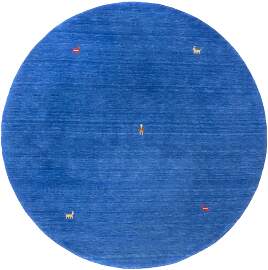 Gabbeh Teppich - Softy 250 x 250 cm - blau