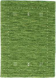 Gabbeh Teppich - Softy 88 x 62 cm - grün