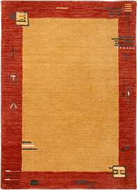 Gabbeh Teppich - Softy - 90 x 60 cm - gelb