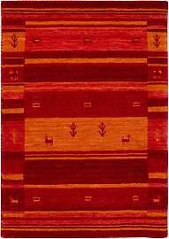 Gabbeh Teppich - Softy - 90 x 60 cm - rot