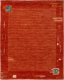 Gabbeh Teppich - Softy - 90 x 60 cm - rot