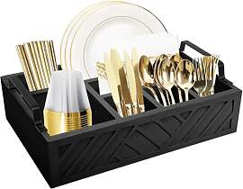 Gachiwar Holz-Theken-Caddy, 6 Fächern,