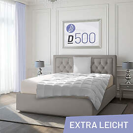 Gänsedaunenbettdecke SCHLAFSTIL "D500", 