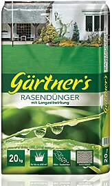 Gärtner’s Rasendünger mit Langzeitwirkung 20 kg