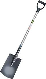 Gärtnerspaten Bauspaten Stahl pulverbeschichtet