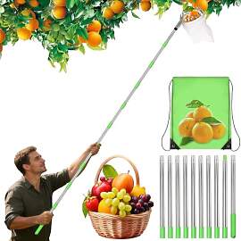 GAESHOW 4M Obstpflücker mit Teleskopstiel,