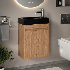 Gäste-WC-Möbel Elen – 40 cm – Warme Eiche