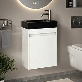 Gäste-WC-Möbel Elen – 40 cm – Weiß -