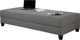 Gästebett MAINTAL, grau (anthrazit, schwarz),