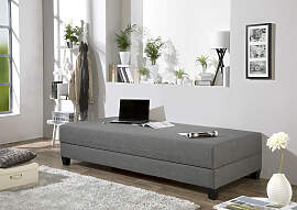 Gästebett MAINTAL, grau (anthrazit, schwarz),