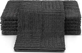 Gästehandtücher ROSS "CARRE", grau