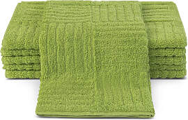 Gästehandtücher ROSS "CARRE", grün