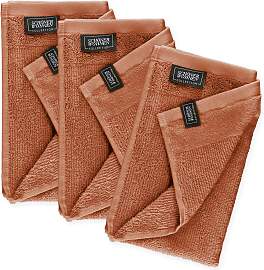 Gästehandtücher "Sense", braun (rost), 