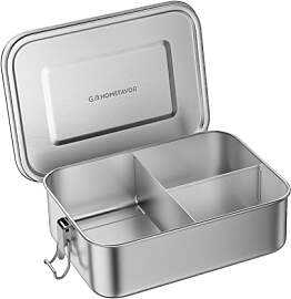 G.a HOMEFAVOR Edelstahl Brotdose Metall Lunchbox