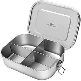 G.a HOMEFAVOR Edelstahl Brotdose Metall Lunchbox