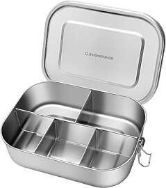 G.a HOMEFAVOR Edelstahl Brotdose Metall Lunchbox