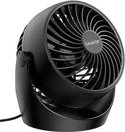Gaiatop Tragbarer Tischventilator, 14 cm kleiner