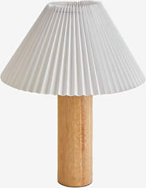 Gaines Tischlampe Aus Kautschukholz Ø40 Cm - Sklum