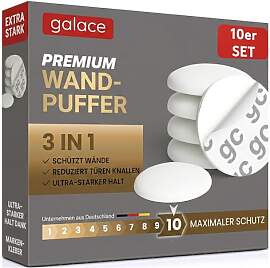 galace Türstopper Wand selbstklebend [10er Set] - 