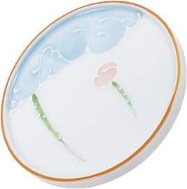 GALPADA Porzellanuntersetzer mit Blumenmuster