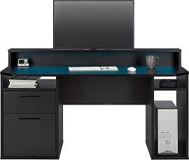 Gaming Tisch in Schwarz