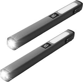 GAOUTO Wiederaufladbare LED-Stiftlampe: 2 Stück