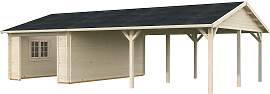 Garage PALMAKO "Roger, ohne Tor", natur, 