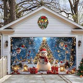 Garagentor Banner Weihnachten | 400x180cm