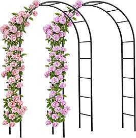 Gardebruk® Rosenbogen 2er Set Metall 240x140x37cm 