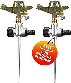GARDEBRUK® Sprinkler 2er Set Erdspieß