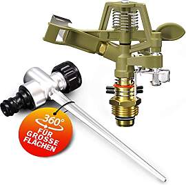 GARDEBRUK® Sprinkler Erdspieß Sprengweite bis