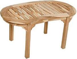 Garden Pleasure Gartentisch AMBON braun oval 45,0