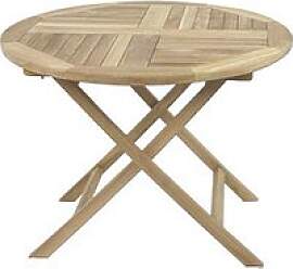 Garden Pleasure Gartentisch SOLO braun rund 90,0 x 