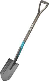 Gardena 17001 Spitz-Spaten, Schwarz, Anthrazit,