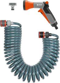 Gardena 4647-20 Spiralschlauch Komplett Set, mit