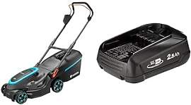Gardena Akku-Rasenmäher PowerMax 37/36V P4A Solo