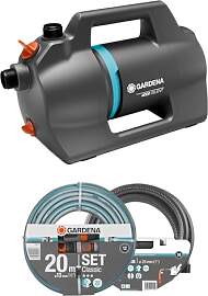 Gardena Gartenpumpe 4100 Silent Set: Sehr leise,