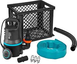 Gardena Hochwasser-Set 9000: Tauchpumpe mit