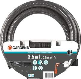 Gardena Sauggarnitur 3,5 m: Robuster Saugschlauch