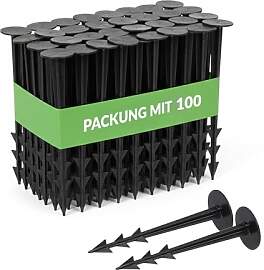 GARDENIX 100 Stück TerraPEG Erdanker Bodenanker