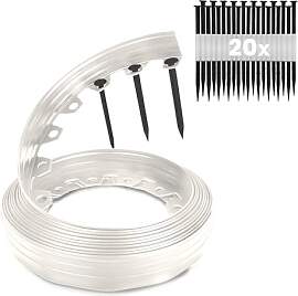 GARDENIX Flexible Rasenkante Kunststoff -