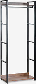 Garderobe Aus Stahl Und Mdf Ariaster Schwarz -