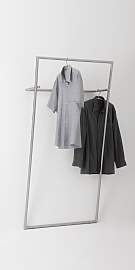 Garderobe Barrel aus Edelstahl, modernes Design,