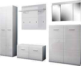 Garderoben-Set GERMANIA "Adana", weiß