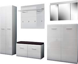 Garderoben-Set GERMANIA "Adana", weiß