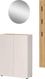 Garderoben-Set GERMANIA "Alviano", braun 