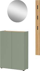 Garderoben-Set GERMANIA "Alviano", grün 