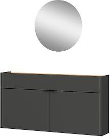 Garderoben-Set GERMANIA "Ameca", grau,