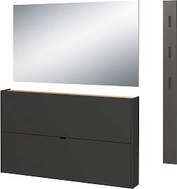 Garderoben-Set GERMANIA "Ameca", grau