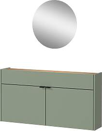 Garderoben-Set GERMANIA "Ameca", grün,